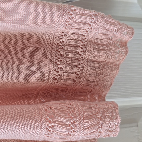 ROBBIE BEE BRAND WOMEN'S PINK SHRUG OPEN CARDIGAN SIZE XL - Picture 4 of 13